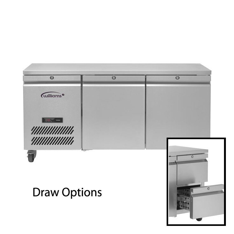 HJC2 2 Door Jade Refrigerator (DRAWS OPTION).
